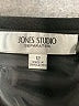 Jones Studio Solid Black Formal Skirt Size 12 - photo 4