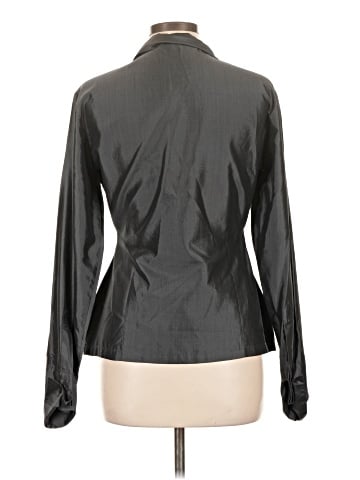 Express Long Sleeve Silk Top (view 2)