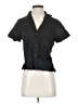 Octavia Black Short Sleeve Blouse Size 2 - photo 1