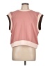 WHY Pink Sleeveless Blouse Size L - photo 1