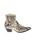 Steve Madden 100% Leather Ivory Tan Ankle Boots Size 6 - photo 1