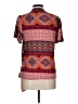 Unbranded Burgundy Short Sleeve Blouse Size L (estimated) - photo 2