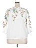 Assorted Brands 100% Polyester White 3/4 Sleeve Blouse Size 2X - photo 2