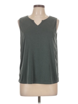 Green Envelope Sleeveless T Shirt