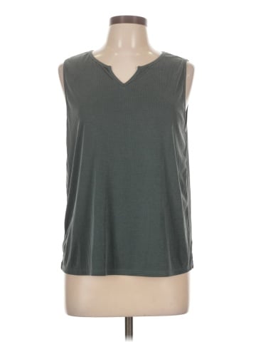 Green Envelope Sleeveless T-Shirt (view 1)
