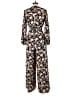 Express 100% Polyester Print Black Jumpsuit Size M - photo 2