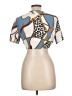 Shein Tan Short Sleeve Blouse Size L - photo 2