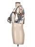 Shein Tan Short Sleeve Blouse Size L - photo 5