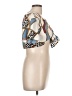 Shein Tan Short Sleeve Blouse Size L - photo 4