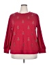 Talbots Red Long Sleeve Blouse Size 2X - photo 1