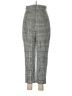 Topshop Plaid Green Casual Pants Size 6 - photo 1