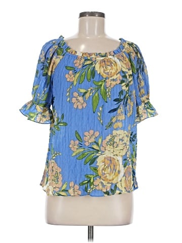 Counterparts Short Sleeve Blouse (view 1)