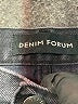 Denim Forum 100% Cotton Black Jeans Size 28 waist - photo 7