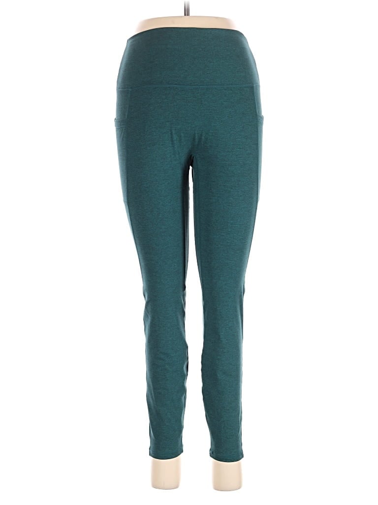 Pre-owned Assorted Brands Active Pants In Teal