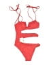 Blue Life Stripes Red One Piece Swimsuit Size S - photo 2