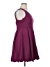 Elle Solid Purple Casual Dress Size 16 - photo 4