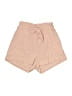 Shein Solid Tan Shorts Size 6 - photo 1