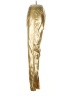 Hosbjerg 100% Polyester Metallic Gold Casual Pants Size 6 - photo 5