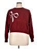 Orange Kiss Burgundy Pullover Sweater Size XL - photo 1