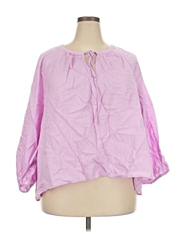 A New Day 3/4 Sleeve Blouse (view 1)