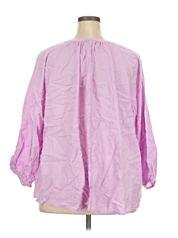 A New Day 3/4 Sleeve Blouse (view 2)