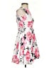 Kate Kasin Floral Gray Cocktail Dress Size P (estimated, petite) - photo 4