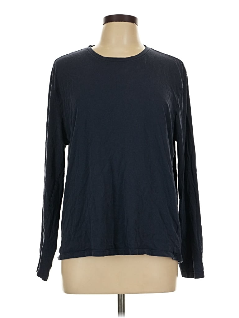 Pre-owned Gap Long Sleeve T-shirt In Blue