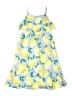 PatPat 100% Polyester Tropical Yellow Dress Size  4/5Y - photo 1