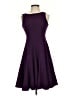 Calvin Klein Solid Purple Cocktail Dress Size XXS (estimated) - photo 1