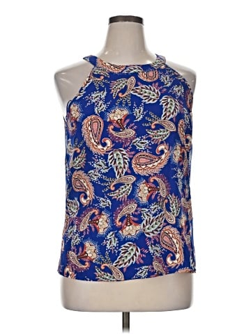 Skies Are Blue Sleeveless Blouse (view 1)