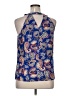 Skies Are Blue 100% Polyester Blue Sleeveless Blouse Size XL - photo 2