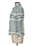 Tory Burch Green Blue Long Sleeve Blouse Size 12 - photo 5