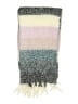 Ann Taylor 100% Polyester Ivory Purple Scarf One size - photo 2