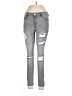 Refuge Color Block Gray Jeans Size 10 - photo 1