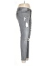 Refuge Color Block Gray Jeans Size 10 - photo 4