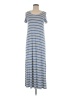 Unbranded Stripes Blue Casual Dress Size M (estimated) - photo 1