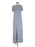 Unbranded Stripes Blue Casual Dress Size M (estimated) - photo 2