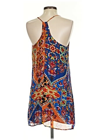 Lavender Brown Sleeveless Silk Top (view 2)