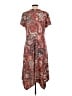 Tacera Paisley Red Casual Dress Size L - photo 2