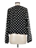 Evereve 100% Polyester Polka Dots Black 3/4 Sleeve Blouse Size M - photo 2