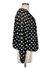 Evereve 100% Polyester Polka Dots Black 3/4 Sleeve Blouse Size M - photo 4