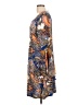 MSK Paisley Blue Casual Dress Size L - photo 5
