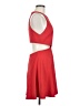 Alice + Olivia 100% Polyester Solid Red Cocktail Dress Size 8 - photo 4
