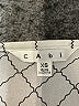 CAbi 100% Polyester White 3/4 Sleeve Blouse Size XS - photo 7