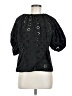 Unbranded 100% Polyester Black 3/4 Sleeve Blouse Size M - photo 1