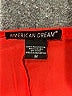 American Dream 100% Polyester Red 3/4 Sleeve Blouse Size M - photo 7