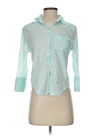 Wet Seal 3/4 Sleeve Button-Down Shirt (view 1)