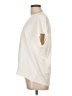 Ann Taylor 100% Polyester Ivory Short Sleeve Blouse Size L - photo 5