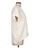 Ann Taylor 100% Polyester Ivory Short Sleeve Blouse Size L - photo 4