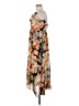 Unbranded Floral Orange Cocktail Dress Size EU 38 / US 8 - photo 5